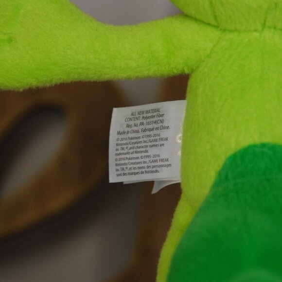 Tomy Pokemon 8" TREECKO Official TOMY Authentic Plush Stuffed 2016 - Picture 5 of 13